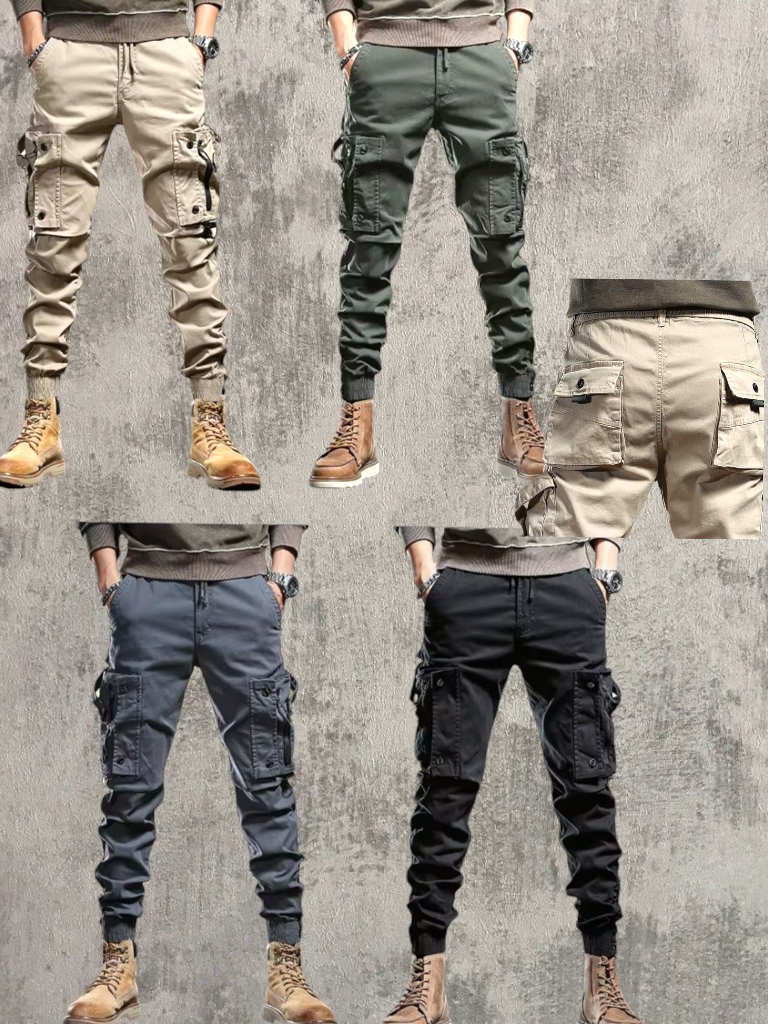 Jogger Gabardina IMPORT c/bolsillo y cierres T40 a T50