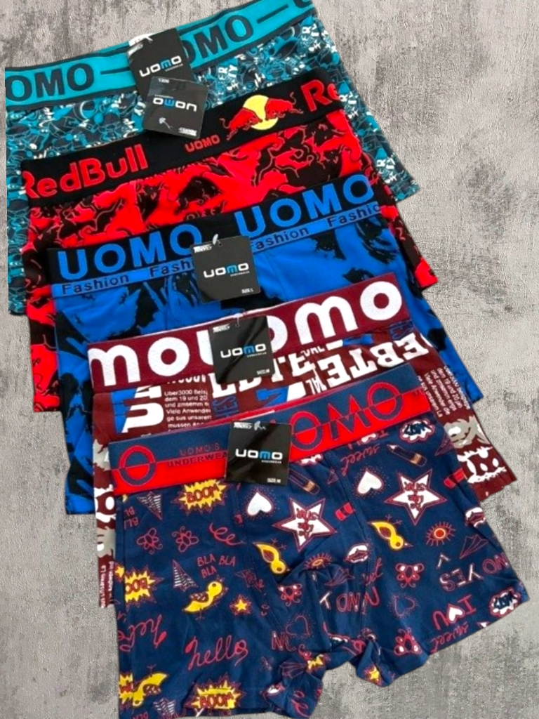 Boxer Hombre Algodón Premium Estampado/liso 