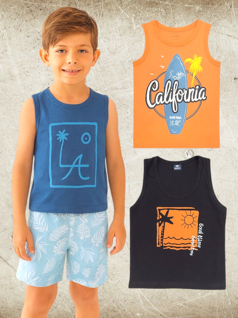 Musculosa Nene con estampa T4 a T16 TALLE REAL