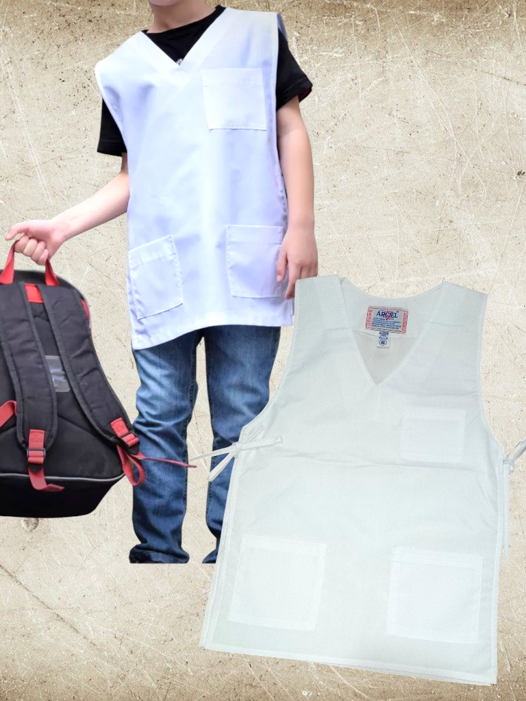 Guardapolvo PECHERA nene con bolsillos T6 a T16 (tela Acrocel)