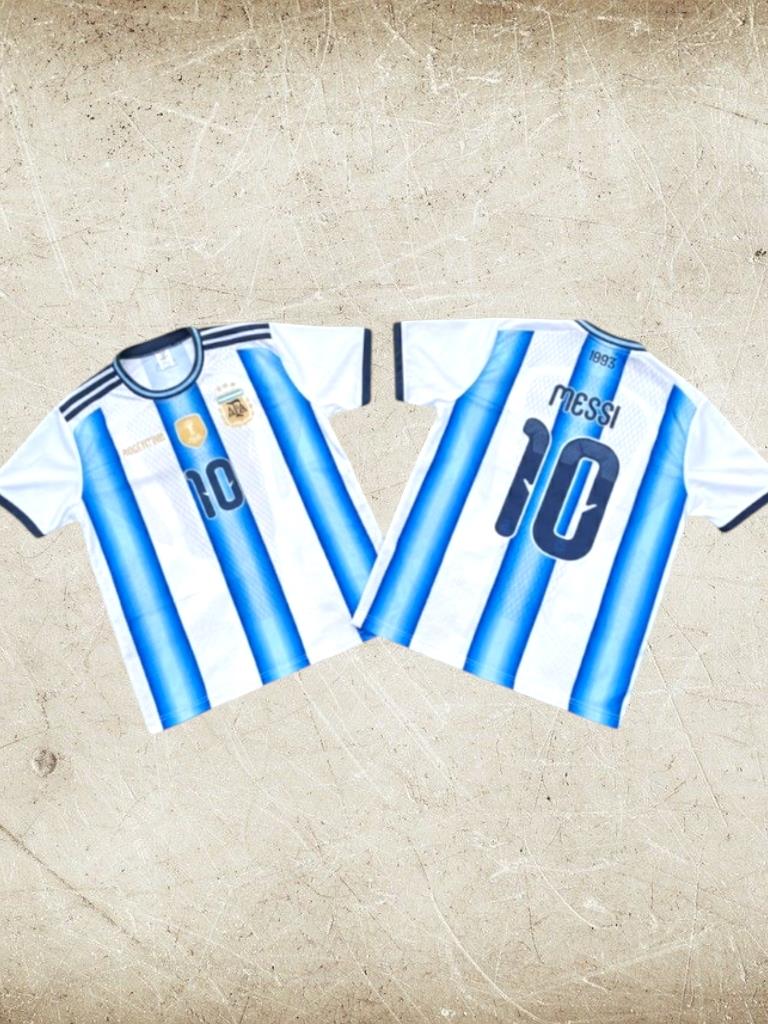 Camiseta Chicos Argentina Sublimada calidad premium T6 a T16