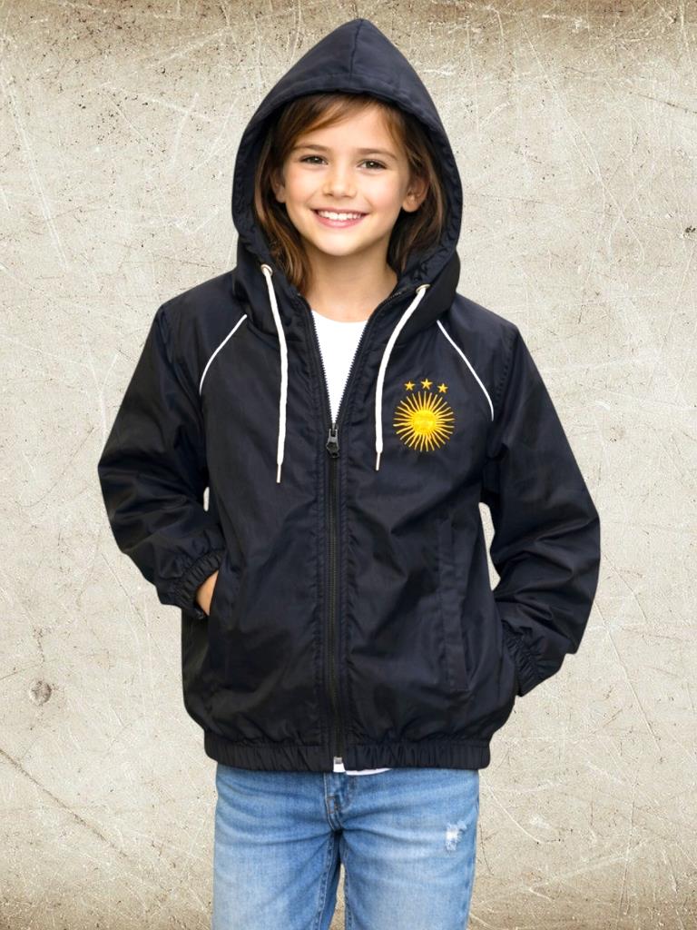 Campera Chicos Rompeviento Sol de Mayo T6 a T16