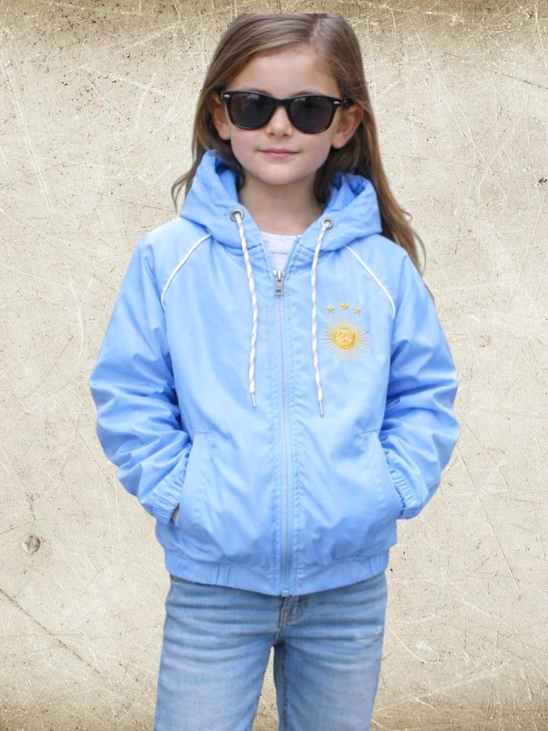 Campera Chicos Rompeviento Sol de Mayo T6 a T16