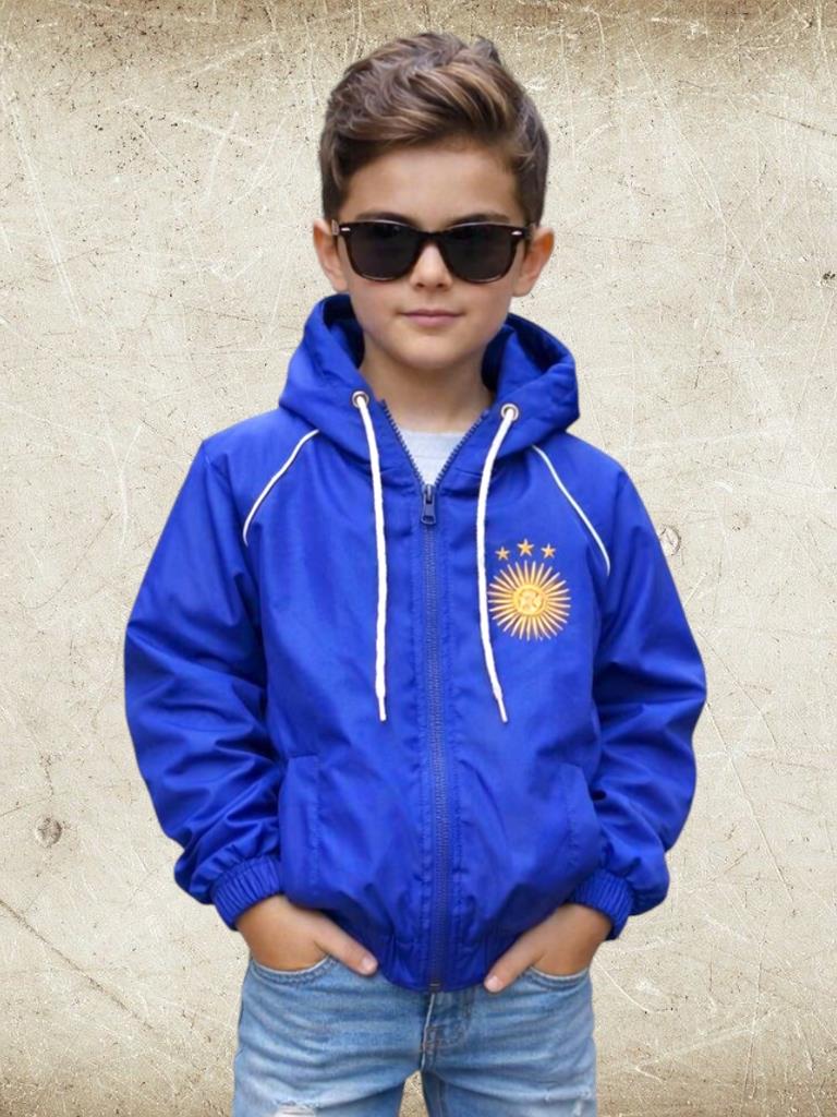 Campera Chicos Rompeviento Sol de Mayo T6 a T16