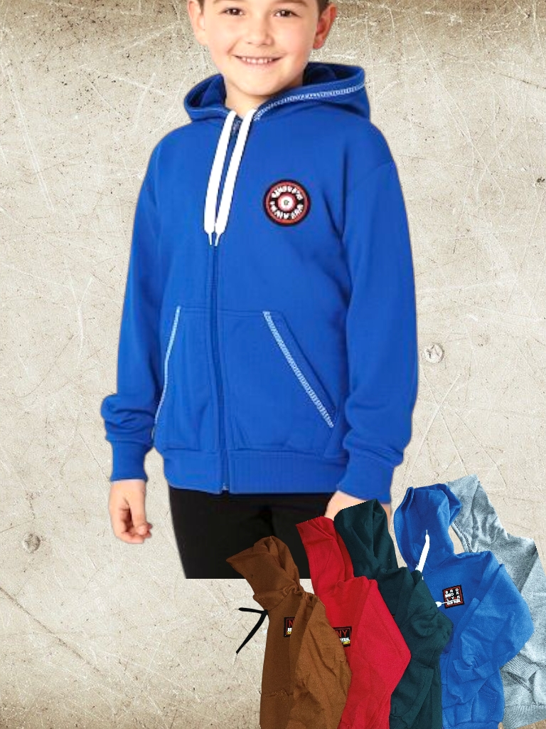 Campera Nene Algodón lisa con aplique T4 a T16