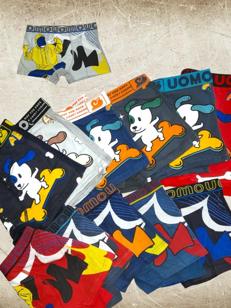 Boxer NIÑOS Algodón Premium UOM X DOCENA surtido en talles