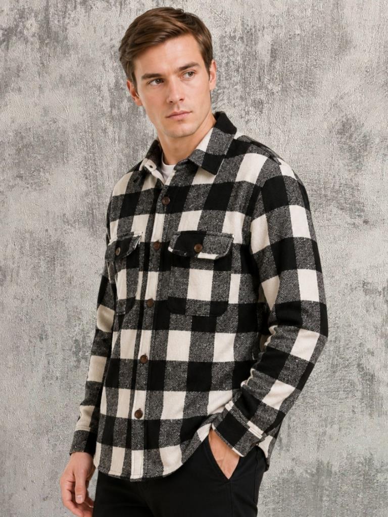 Camisa LEÑADORA pilu cuadrille T38 A T46