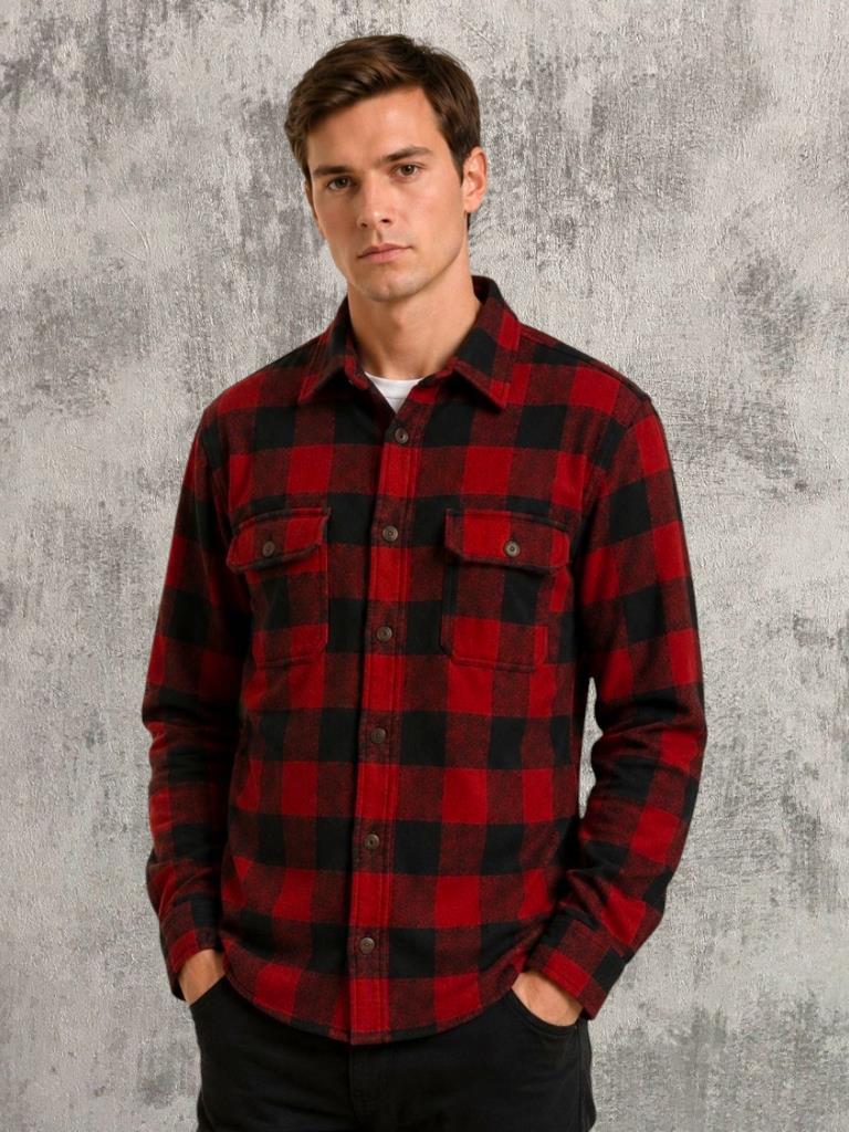 Camisa LEÑADORA pilu cuadrille T38 A T46